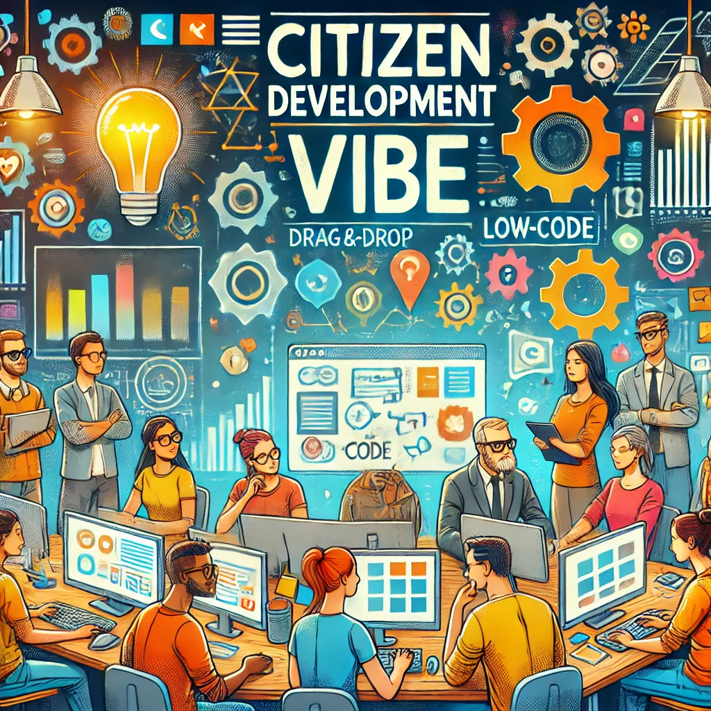 You need to get the citizen development vibe - Ron Immink